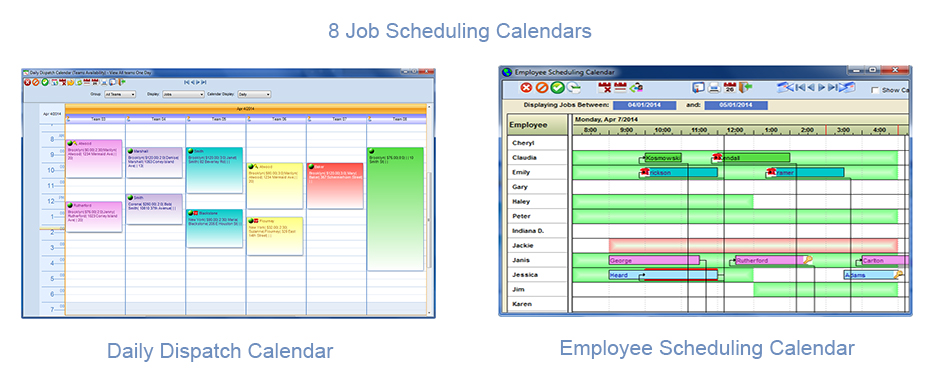 screenshot of Scheduling Manager